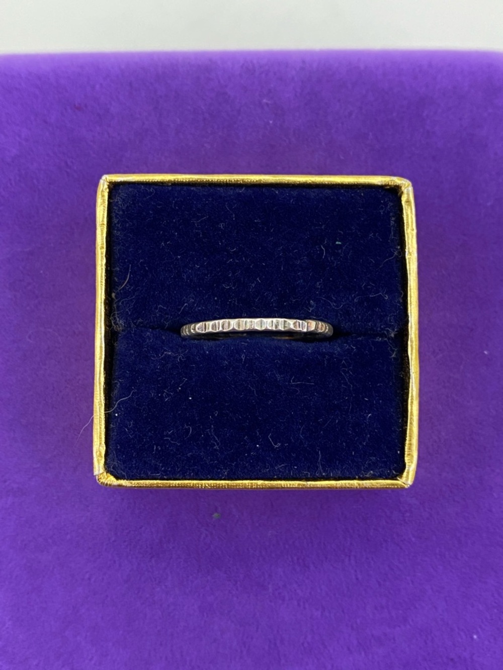 💛 Pura Vida Sterling Silver Peaks & Valleys Stackable Ring